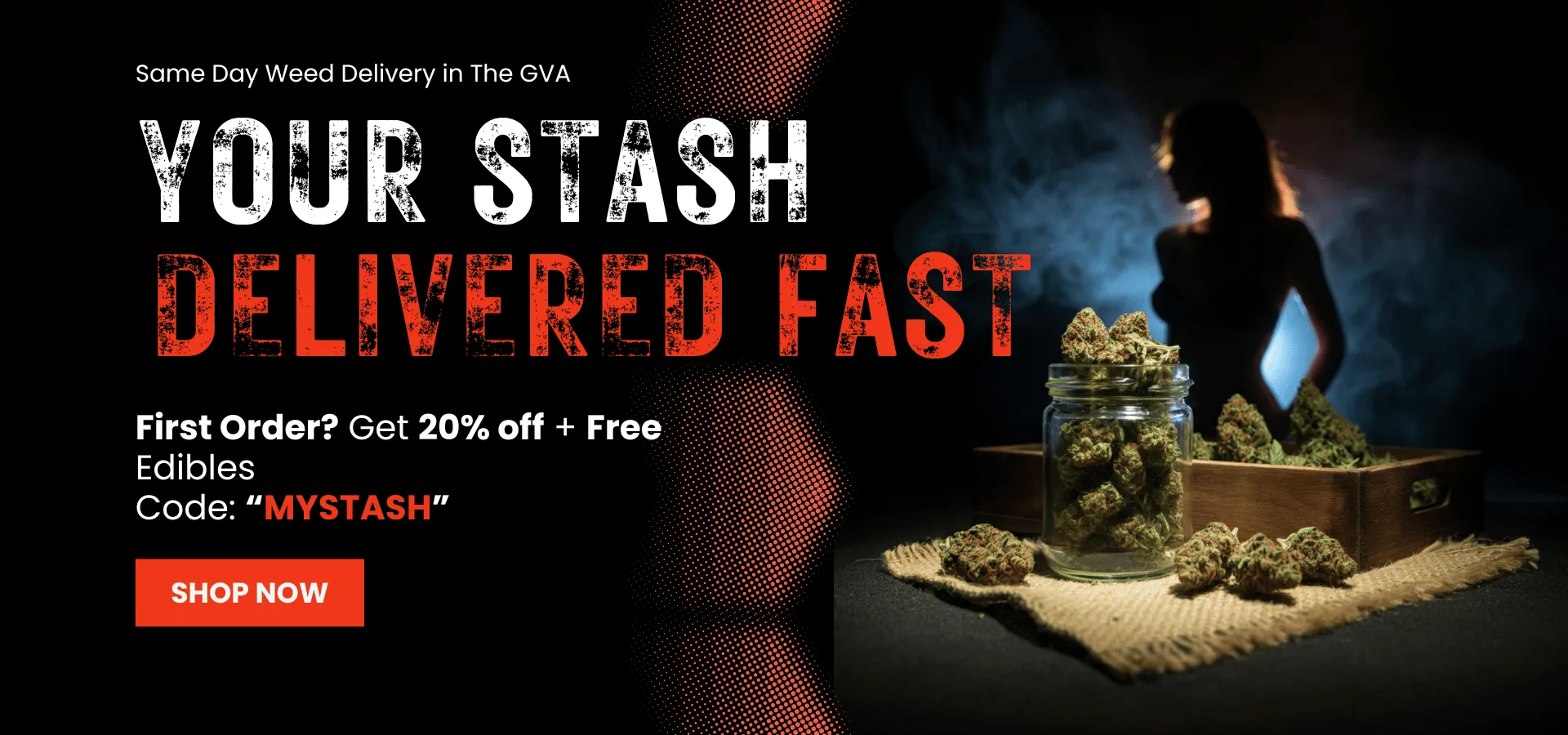 Your Stash Delivered Fast Code on Grand Opening Coupon