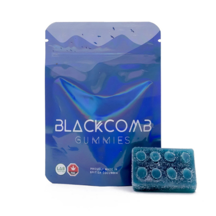 Blackcomb Gummies – Blue Raspberry Sour 1000mg THC
